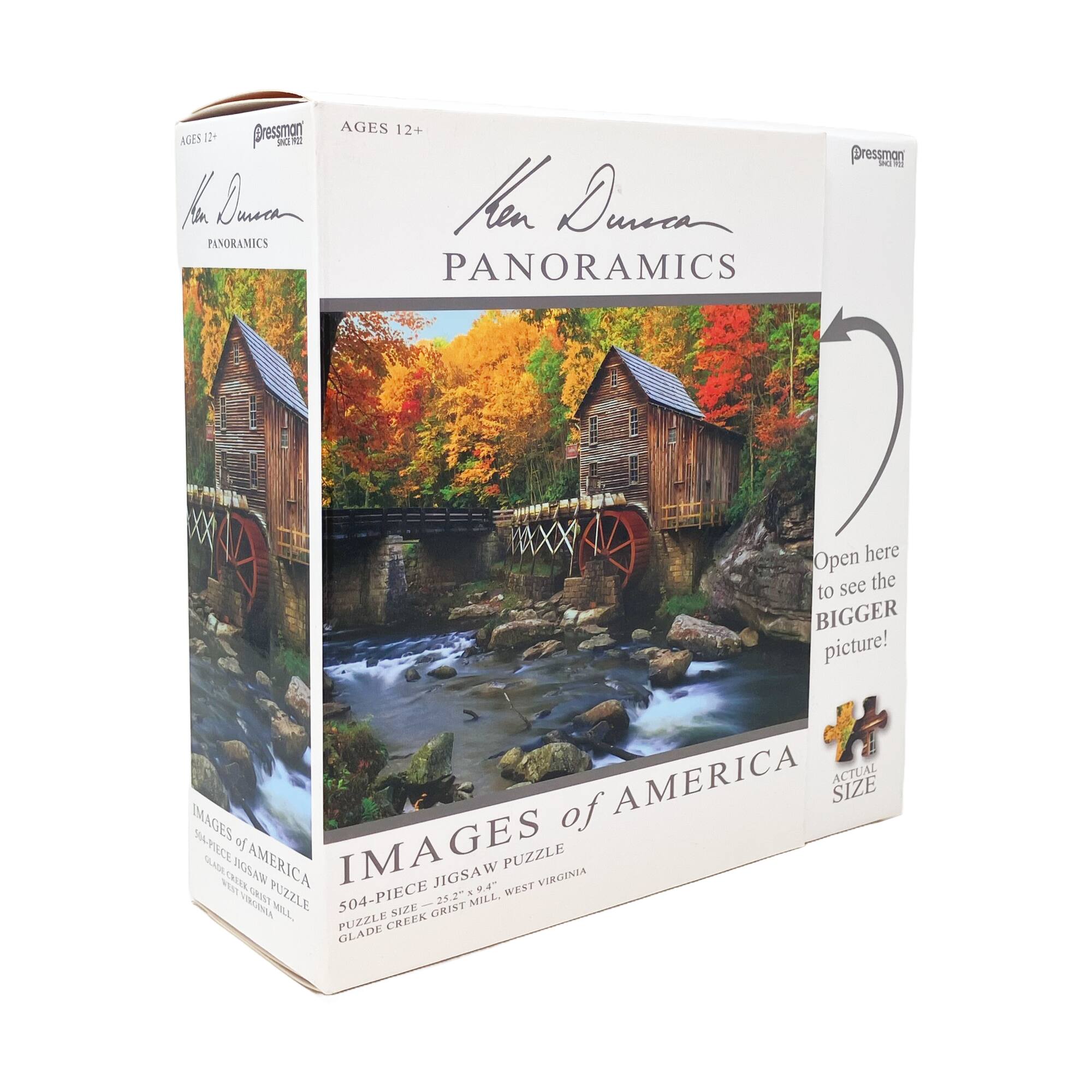 Ken Duncan Panoramics: Images of America - Glade Creek Grist Mill, West Virginia: 504 Pcs